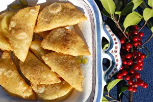 Sweets Prints: Traditional christmas sweets (azevias), Portugal