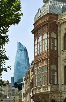 Traditional and contemporary architecture in Baku