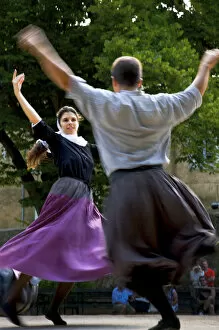 Images Dated 30th October 2008: Traditional Dancing, Sa Granja, Mallorca, Spain