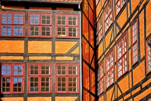 Kobenhavn Prints: Traditional Danish house. Old town, Copenhagen. Denmark