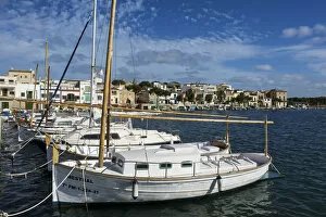 Traditional fishing boats, Protocolom, Majorca, Balearics, Spain