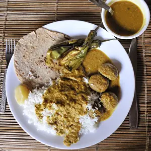 Traditional food of Dayapur. Sundarbans National Park, Tiger Reserve. West Bengal, India
