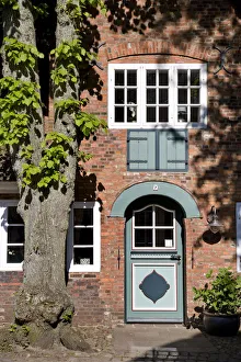 Traditional frisian house, Niblum, Fohr Island, North Frisian Islands, Schleswig Holstein