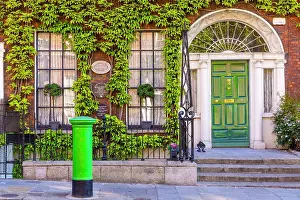 Historic Building Prints: Traditional Georgian House with Irish Letterbox, Dublin, Ireland