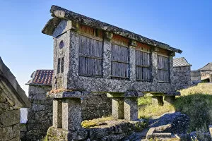 Images Dated 1st September 2021: A traditional granary (espigueiro) at Barreiro, Alvao Nature Park