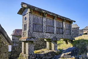 Images Dated 1st September 2021: A traditional granary (espigueiro) at Barreiro, Alvao Nature Park