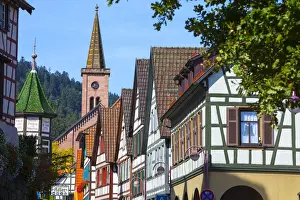 Traditional Half Timbered buildings in Schiltachs Picturesque Medieval Altstad