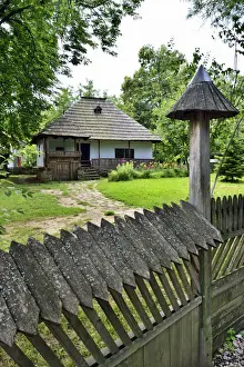 Walachia Prints: Traditional house of Prahova county dating back to the 19th century