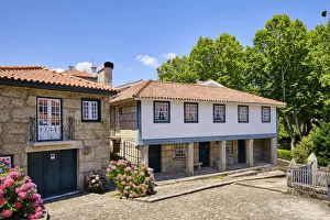 Minho Prints: Traditional houses. Celorico de Basto, Minho. Portugal