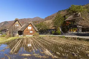 Gifu Prints: Traditional houses of Ogimachi (UNESCO World Heritage Site), Shirakawa-go