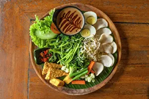Dish Prints: Traditional Indonesian cuisine, Bali, Indonesia
