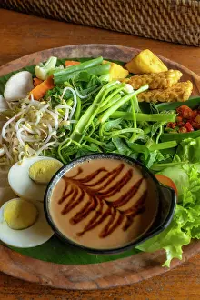 Dish Prints: Traditional Indonesian cuisine, Bali, Indonesia