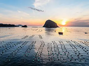 Floating Prints: Traditional lobster farming with floating cages, Tuy An, Phu Yen Province, Vietnam