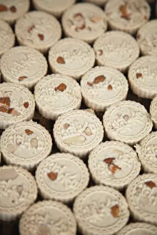 Images Dated 30th January 2012: Traditional Macanese almond biscuits, Macau, China