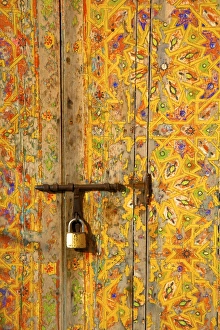 Traditional Moroccan Decorative Door, Rabat, Morocco, North Africa