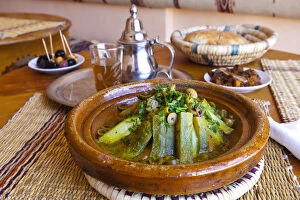 Images Dated 29th March 2012: Traditional Moroccan Tagine, The Medina, Marrakesh, Morocco