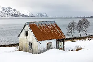 Skaland Prints: Traditional old timber house, Skaland, Senja, Norway