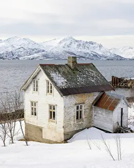 Skaland Prints: Traditional old timber house, Skaland, Senja, Norway