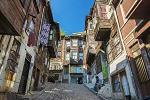 Images Dated 23rd June 2015: Traditional Ottoman timber houses in Fatih district, Istanbul, Turkey