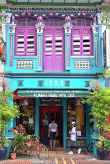 South East Asian Collection: Traditional Peranakan boutique shop Rumah Bebe, Katong, Singapore