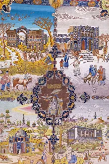 Traditional Persian carpet, Carpet Museum of Iran, Tehran, Iran