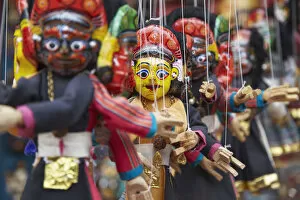 Images Dated 16th May 2013: Traditional puppets, Bhaktapur (UNESCO World Heritage Site), Kathmandu Valley, Nepal