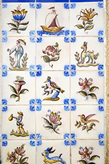 Handmade Prints: Traditional tiles from Arco de Baulhe Railway Station