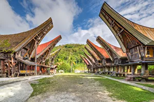 Images Dated 13th September 2018: Traditional Toraja village, Rantepao, Tana Toraja, Sulawesi, Indonesia