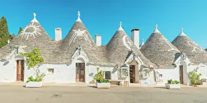 Apulia Prints: Traditional Trulli houses. Alberobello, Bari province, Apulia, Italy