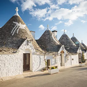 Images Dated 19th July 2017: Traditional Trulli style houses in Alberobello, Puglia, Italy, Europe