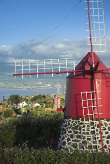 Traditional Windmill, Faial Island, Azores, Portugal