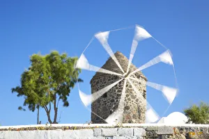 Energy Prints: Traditional Windmill, Oia, Santorini, Greece