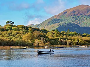 Traditional Wooden Boats at Loch Lein, Killarney National Park, County Kerry, Ireland