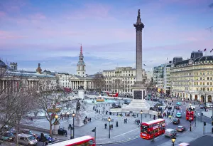 Trafalgar Square, London, England, UK