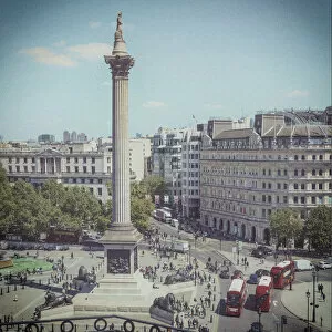 Images Dated 13th May 2021: Trafalgar Square, London, England, UK