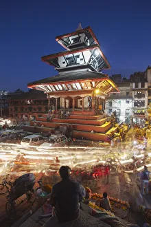 Durbar Square Prints: Trailokya Mohan Narayan Temple, Durbar Square (UNESCO World Heritage Site), Kathmandu
