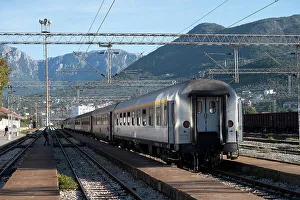 Platform Prints: Train to Belgrade from Bar, Montengro