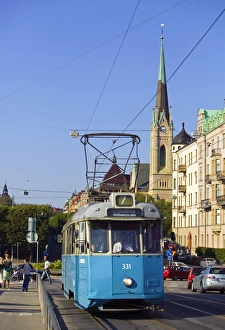 Sc Andinavian Gallery: Tram, Stockholm, sweden