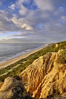 Tranquil beaches along the Protected Landscape of the Fossil Cliffs of Costa de Caparica