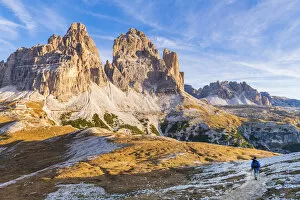 Images Dated 16th April 2020: Tre Cime di Lavaredo Dolomites, South Tyrol, Bolzano, Italy, Europe