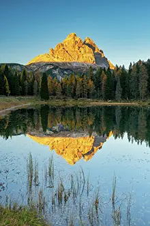Mirror Image Prints: Tre Cime di Lavaredo Reflecting in Lake Antorno