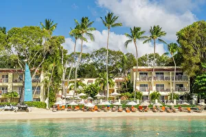 Barbados Prints: Treasure Beach Hotel, Paynes Bay Beach, Barbados, Caribbean