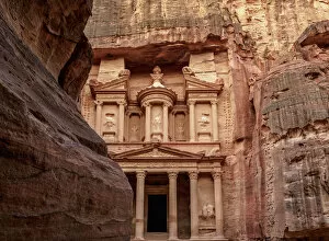 Images Dated 6th February 2019: The Treasury, Al-Khazneh, Petra, Ma an Governorate, Jordan