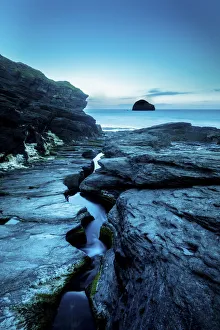 Trebarwith Strand, Cornwall, England, UK