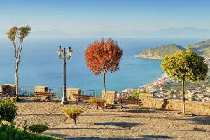 Belvedere Prints: The trees of Belvedere San Costabile in Cilento, Castellabate, Salerno province
