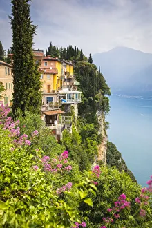 Garda Prints: Tremosine Village, Brescia district, Lombardia, Italy