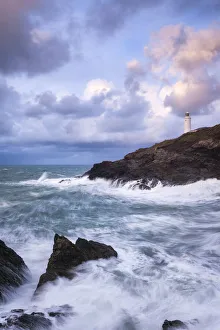 Cornish Prints: Trevose Head Lighthouse, Cornwall, England, UK
