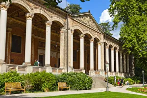 The Trinkhalle (pump house) Colonnade, Baden-Baden, Black Forest, Baden Wurttemberg