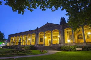 Spa Town Prints: The Trinkhalle (pump house) Colonnade, Baden-Baden, Black Forest, Baden Wurttemberg