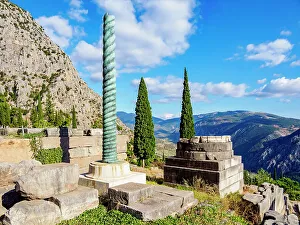 Tripod of Plataea, Delphi, Phocis, Greece